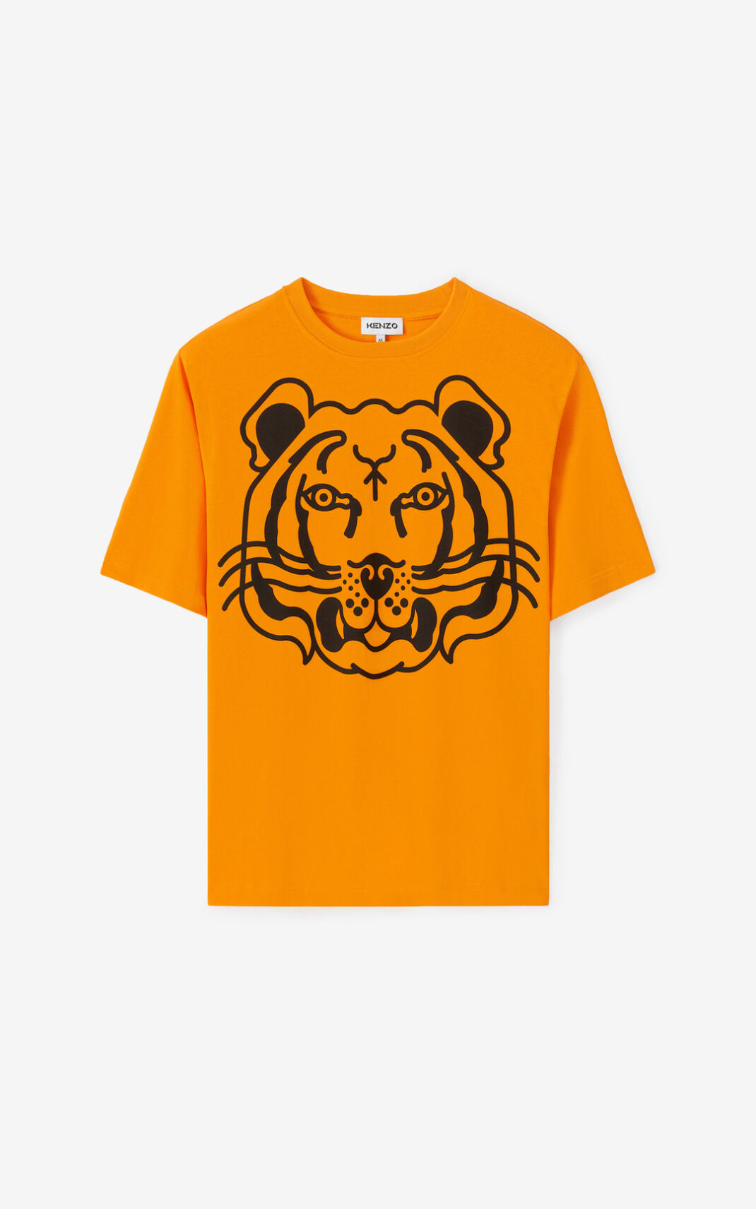 Camisetas Kenzo K Tiger oversized Hombre Naranjas ZDA369712